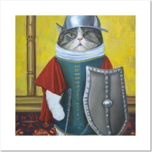 The Knight of the Nine Lives Vintage Painting Posters and Art